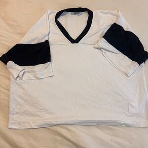 Alexander Wang Black and White Crew Neck Top